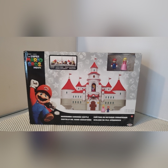 The Super Mario Bros. Movie Mushroom Kingdom Castle Playset...